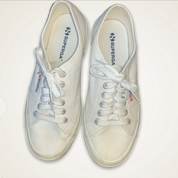 White Superga Cotu Sneakers Sz. 39 - Picture 4 of 9